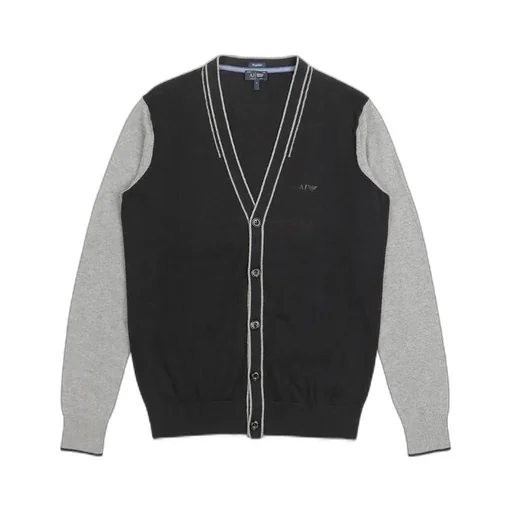 Color Matching Knitted Cardigan