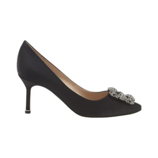 Manolo Blahnik Hangisi Pointed-Toe Pumps