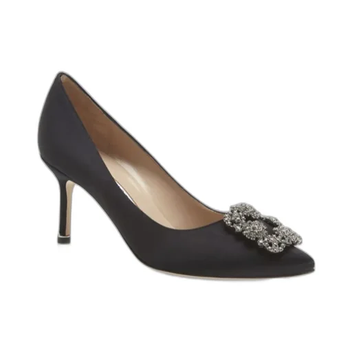 Manolo Blahnik Hangisi Pointed-Toe Pumps