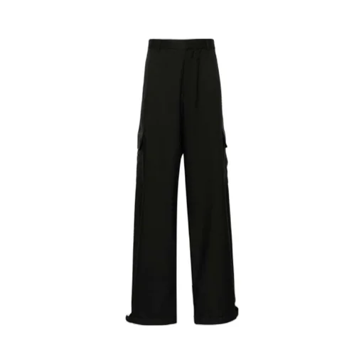 Off-White Ow Drill Wide Leg Cargo Pants