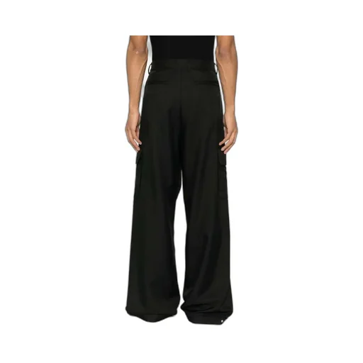 Off-White Ow Drill Wide Leg Cargo Pants