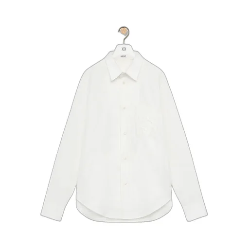 Loewe Anagram Embroidered Button-Up Shirt