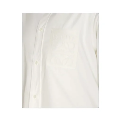 Loewe Anagram Embroidered Button-Up Shirt
