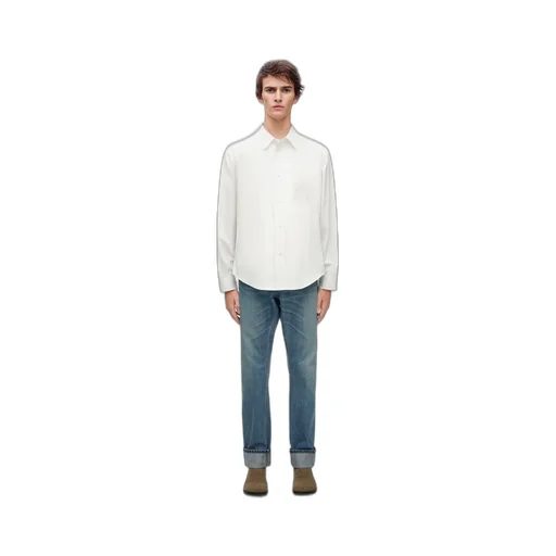Loewe Anagram Embroidered Button-Up Shirt
