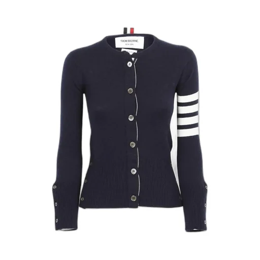 Thom Browne 4-Bar Striped Buttoned Cardigan