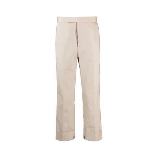 Thom Browne Mid-Rise Cropped Trousers