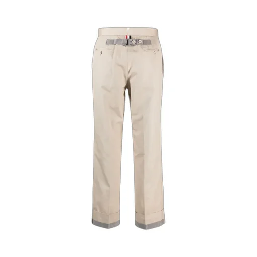 Thom Browne Mid-Rise Cropped Trousers