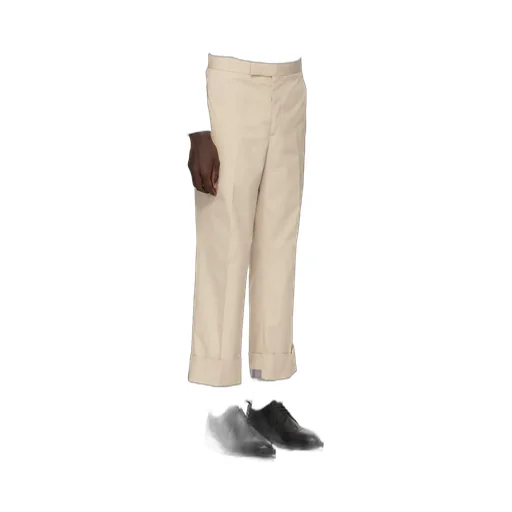 Thom Browne Mid-Rise Cropped Trousers