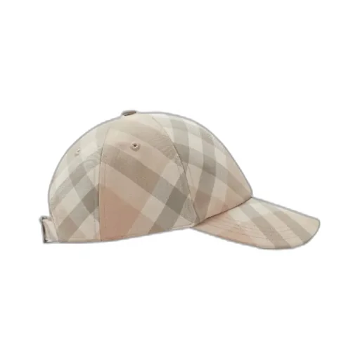 Burberry Checked Curved-Peak Baseball Hat