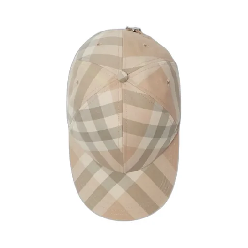 Burberry Checked Curved-Peak Baseball Hat