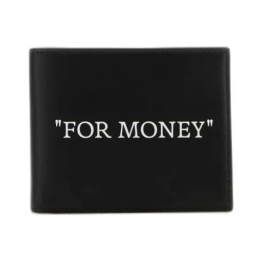 Off-White Quote Motif Bi-Fold Wallet