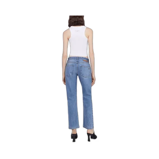 Stella Mccartney Low-Rise Logo Patch Jeans