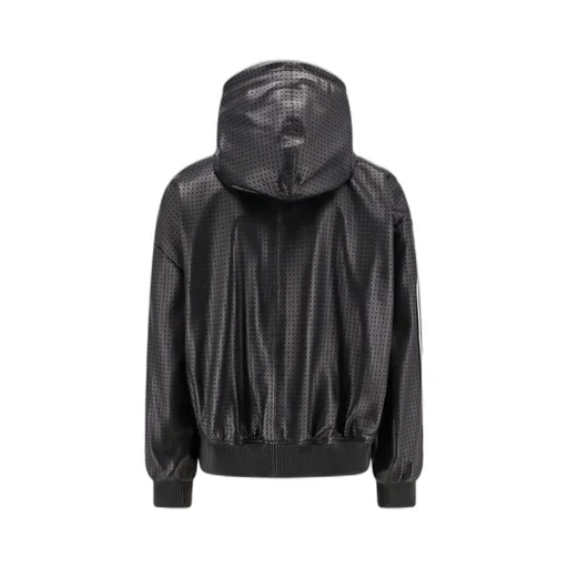 Off-White Logo Patch Zip-Up Jacket