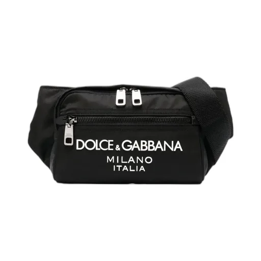 Dolce & Gabbana Logo Embossed Zipped Belt Bag
