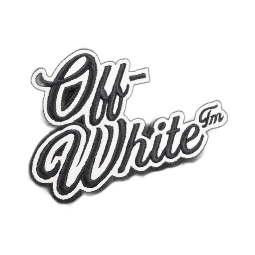 Off-White Logo Patch Zip-Up Jacket
