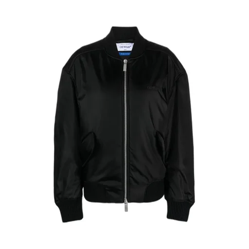 Off-White Ny Gab Zip-Up Bomber Jacket