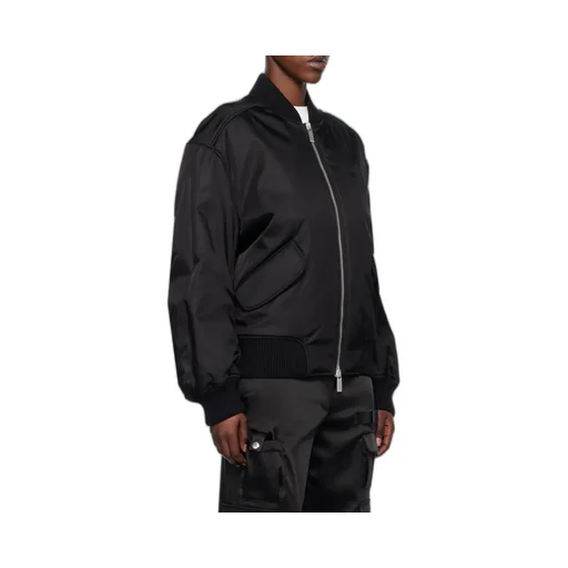 Off-White Ny Gab Zip-Up Bomber Jacket