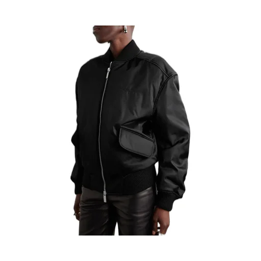 Off-White Ny Gab Zip-Up Bomber Jacket