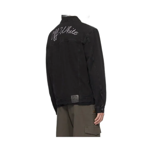Off-White Buttoned Long-Sleeved Jacket