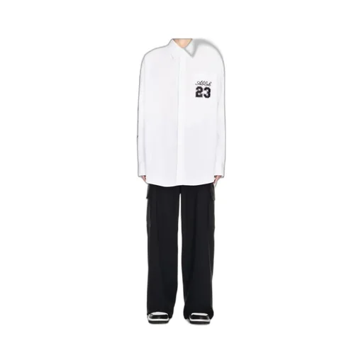Off-White Buttoned Long-Sleeved Shirt