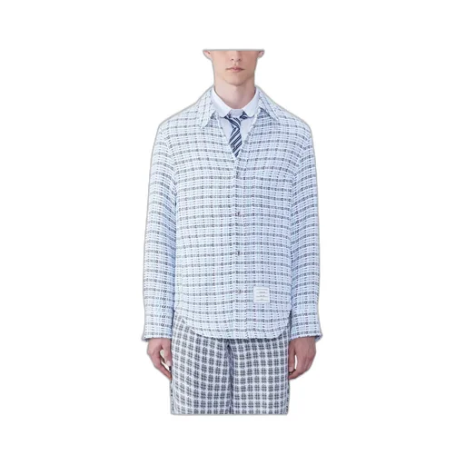 Long-Sleeve Button-Fastening Shirt