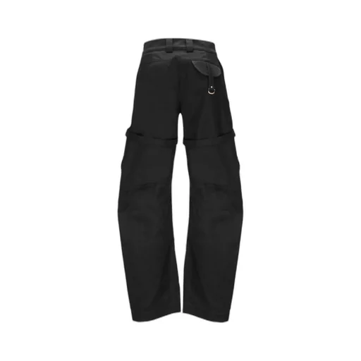 Off-White Buckle Detailed Straight Leg Trousers