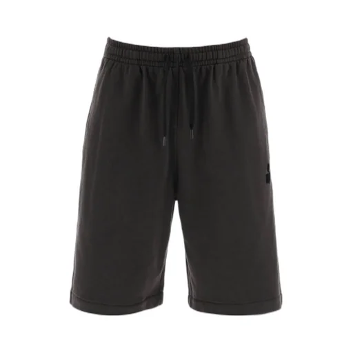 Isabel Marant Mahelo Logo Printed Drawstring Shorts