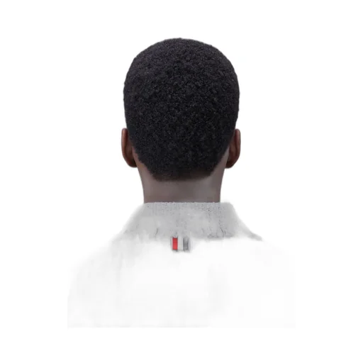 Thom Browne Tweed Fray 4-Bar Cropped Sack Jacket