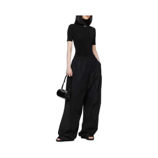 Off-White Logo Printed Turtleneck Top
