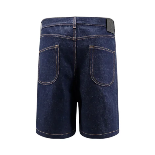 Off-White Logo Patch Denim Shorts