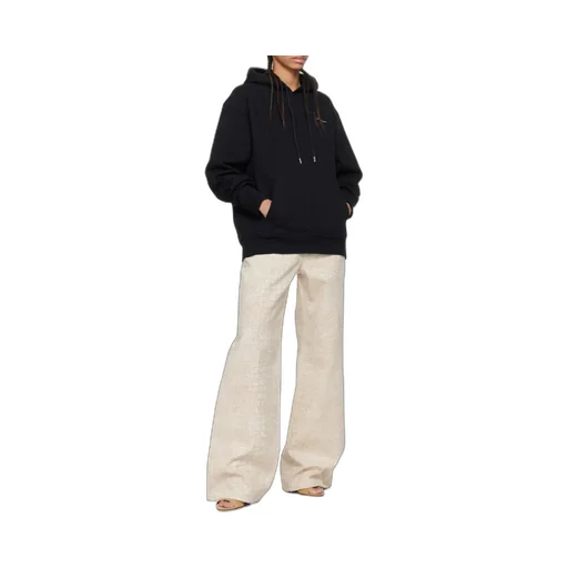 Jacquemus Logo Embroidered Drawstring Hoodie