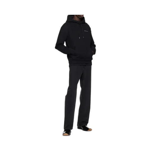 Jacquemus Logo Embroidered Drawstring Hoodie