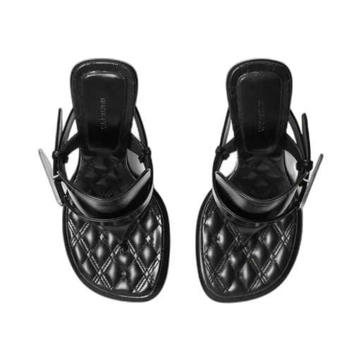 Burberry Bay Equestrian Knight Motif Sandals