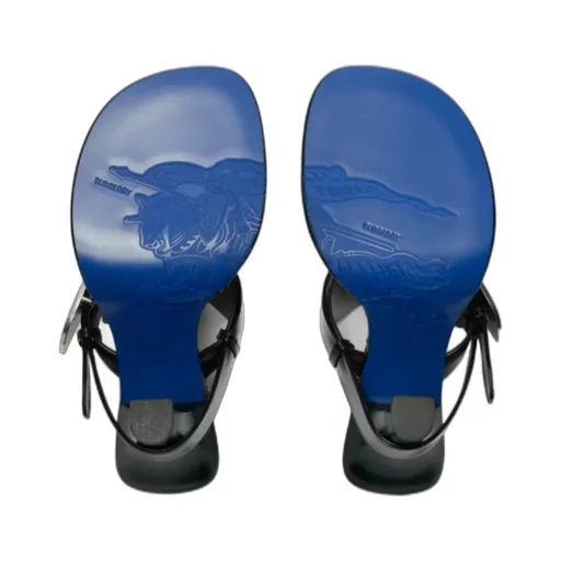 Burberry Bay Equestrian Knight Motif Sandals