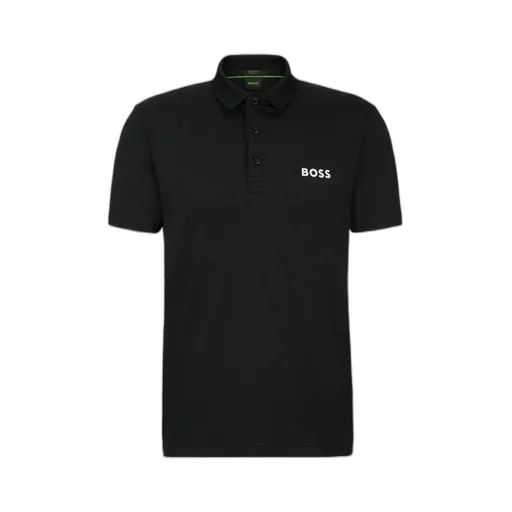 Logo-Print Jacquard Polo Shirt