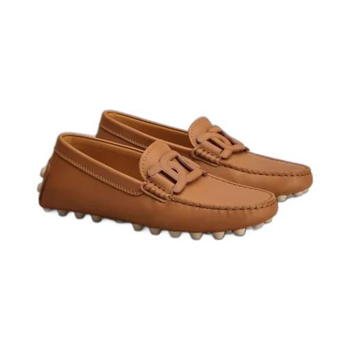 Tod's Gommino Chain Motif Slip-On Loafers