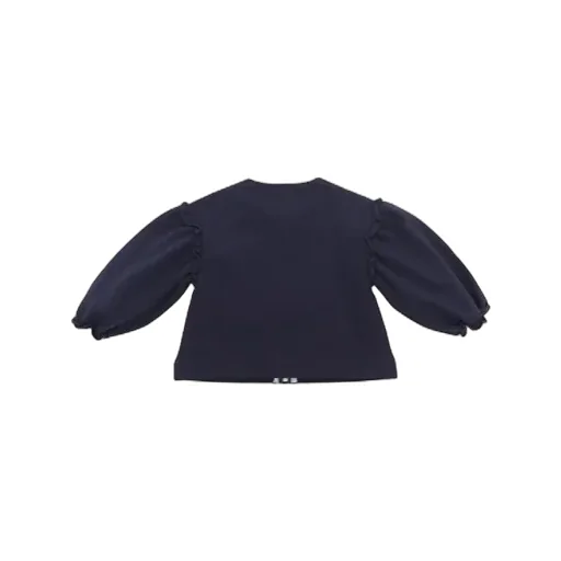Il Gufo Ruffled Straight Hem Sweatshirt