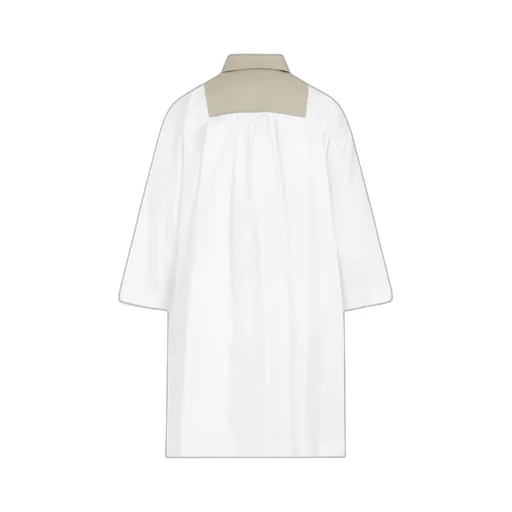 Max Mara Collared Long-Sleeved Shirt Dress