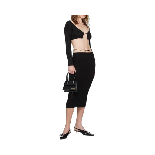 Jacquemus Pralu Ribbed Skirt