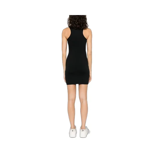 Off-White Sleek Rowing Sleeveless Mini Dress