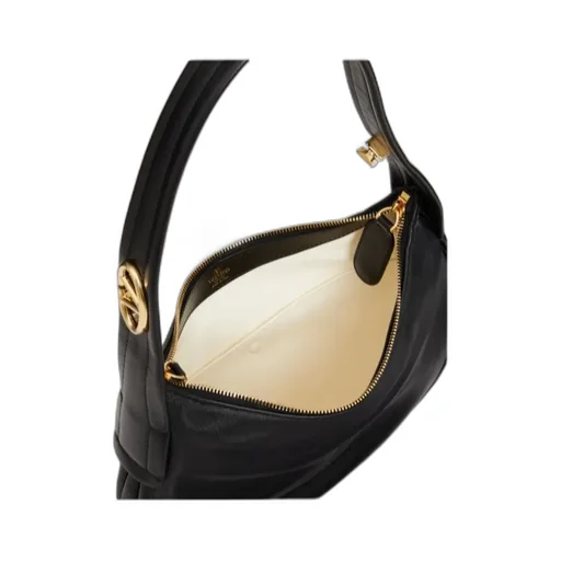 Valentino Vlogo Signature Zip-Up Shoulder Bag