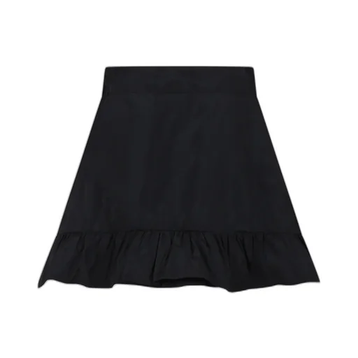 Msgm Kids Logo-Embroidered Flared Hem Skirt