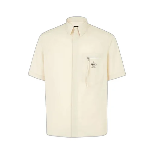Fendi Logo Printed Short-Sleeved Shirt