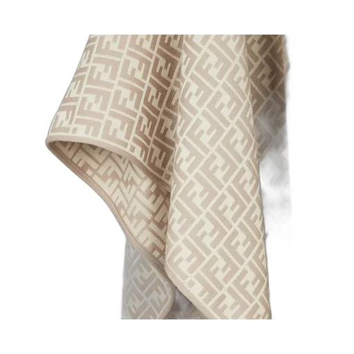 Fendi All-Over Ff Motif Poncho