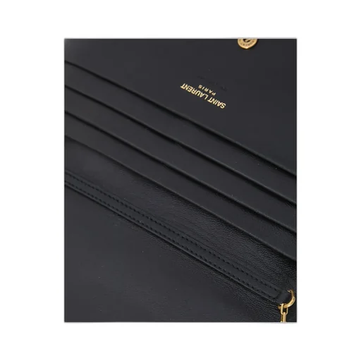 Saint Laurent Logo Plaque Bi-Fold Wallet