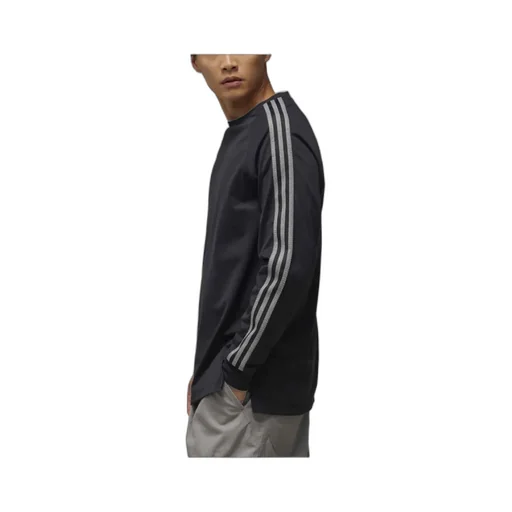 Y-3 Logo-Printed Long-Sleeved Crewneck T-Shirt