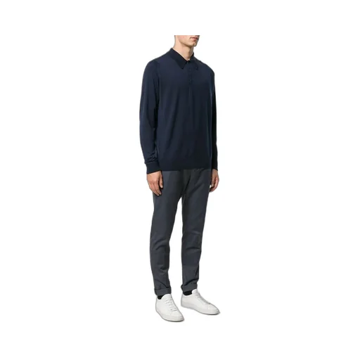 John Smedley Dorset Long-Sleeve Polo Shirt