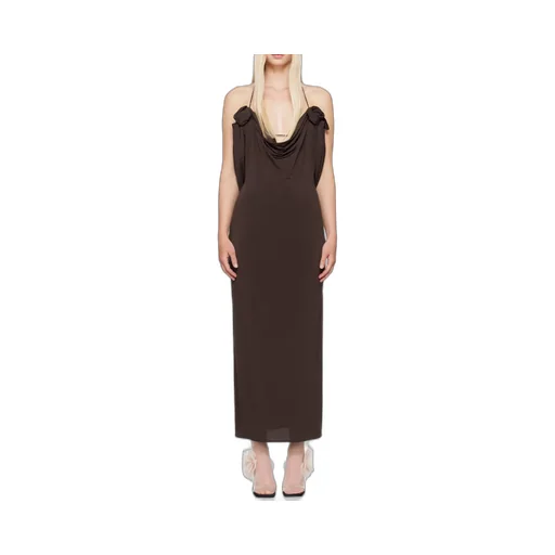 Cowl-Neck Dress