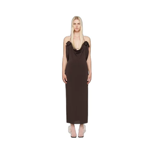 Cowl-Neck Dress