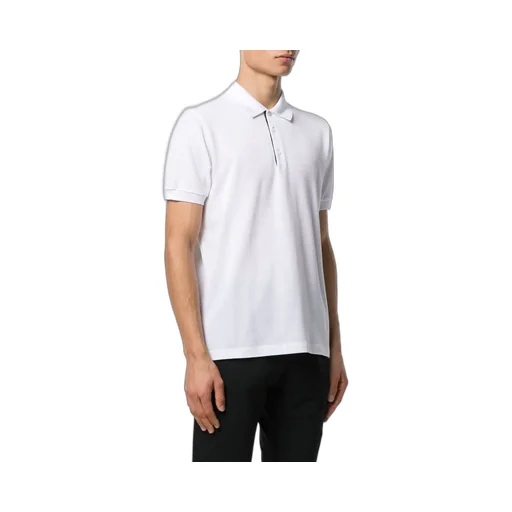 White Piqué Polo Shirt